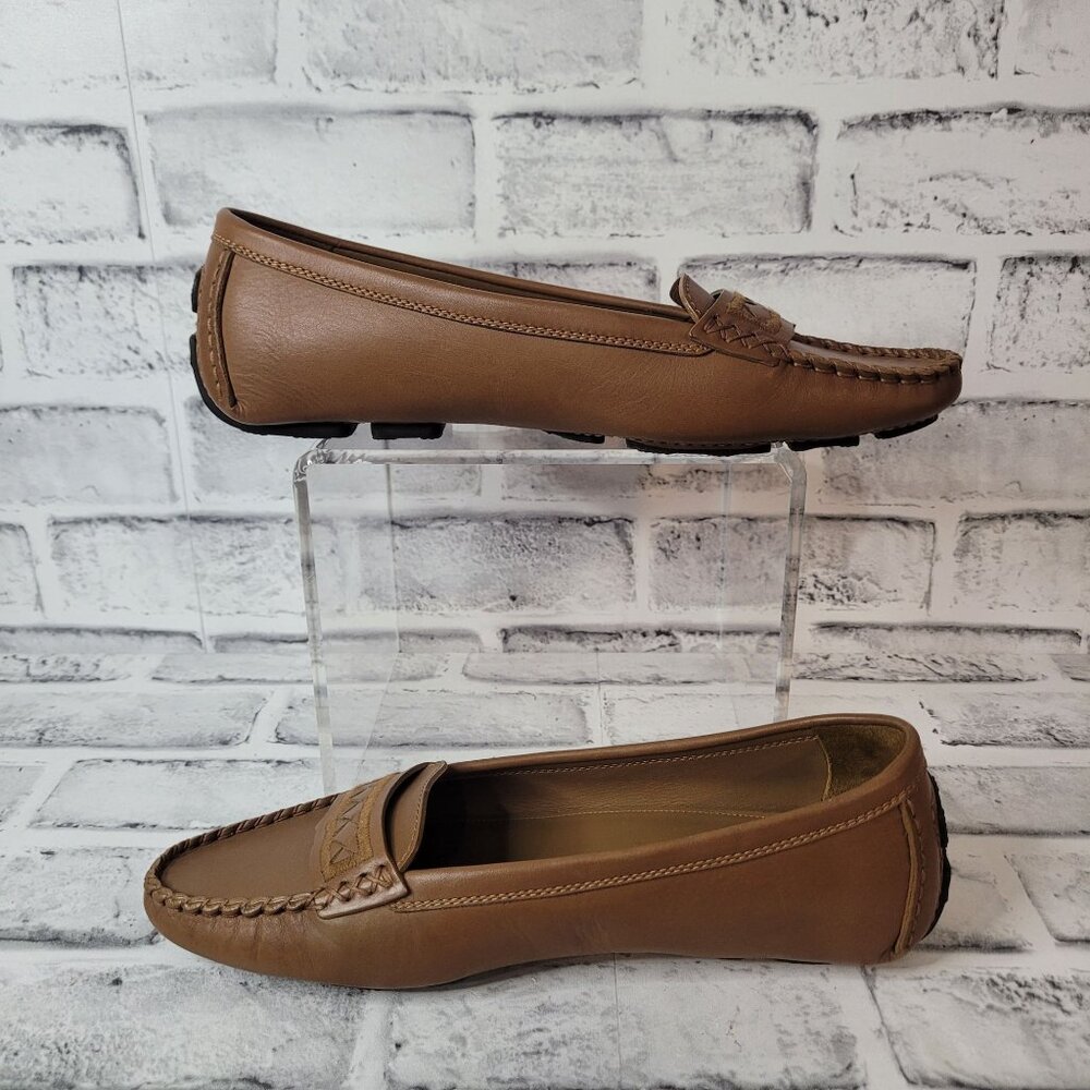 Bottega Veneta Tan Loafers Size 39 - Picture 4 of 9